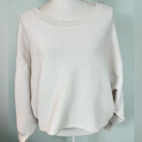 aerie Tops - Offline by Aerie Ribbed Oversized Cropped Sweater with Dolman Sleeves